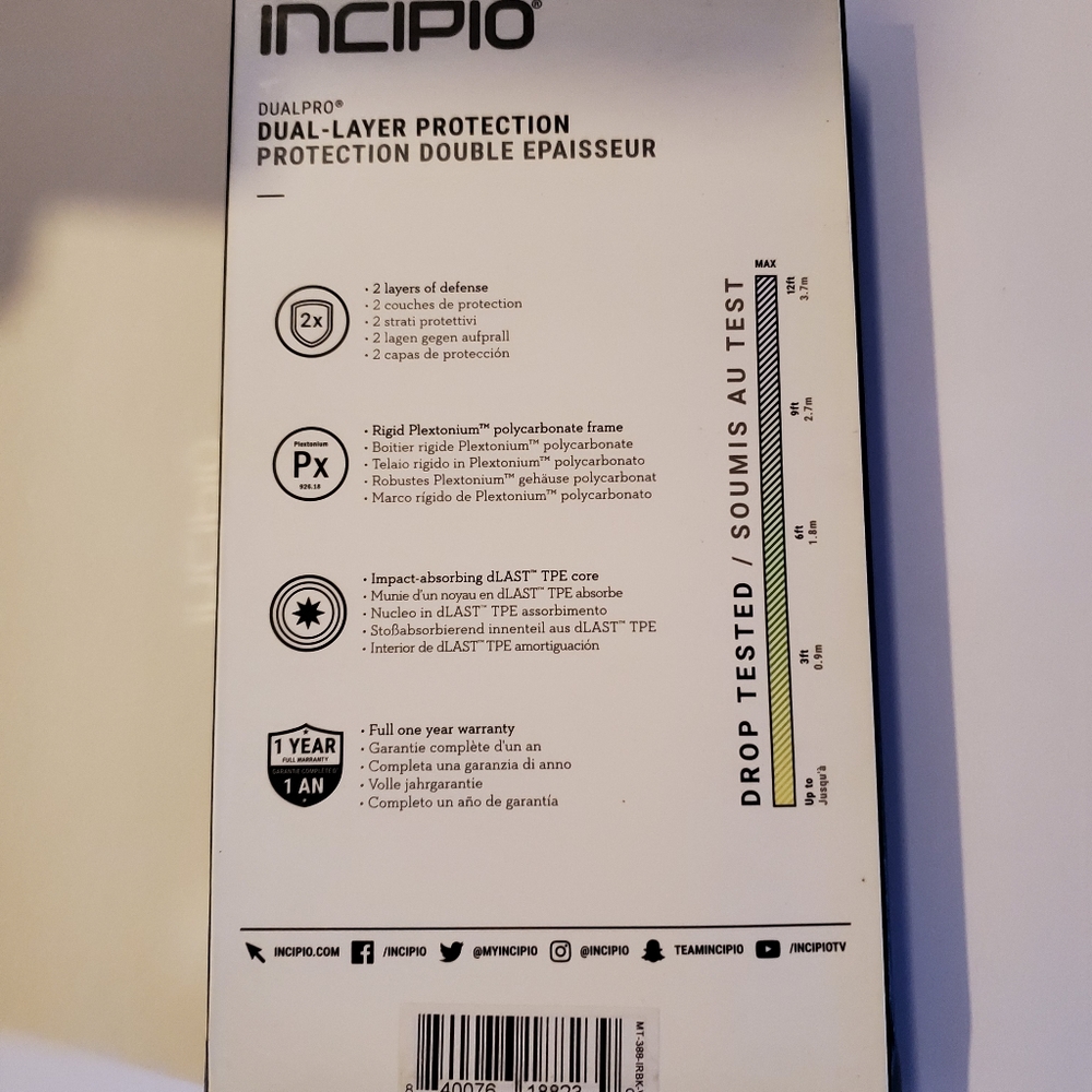 Incipio Hard Red Phone Case, for Moto Z Droid - Picture 3 of 3